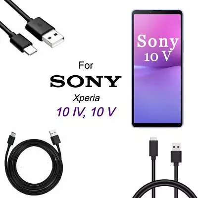 2 M Sync Charging Cable Lead USB Type C Fast Charge For Sony Xperia 10 V • £3.70