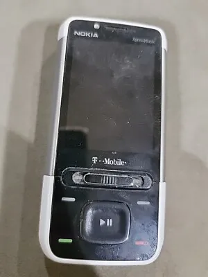 Nokia XpressMusic 5610 - White And Silver ( T-Mobile ) Slider Phone • $30