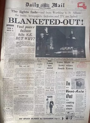 Daily Mail Newspaper. Published 16th May 1961. Complete • £7