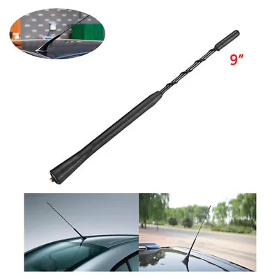 9 Inch Auto Roof Mast Whip Stereo Radio FM/AM Signal Aerial Antenna Accessories • £3.59