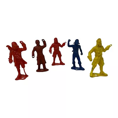 Lot Of 5 Vintage MPC Ringhand Pirate Figures Plastic Playset Toys • $9.95