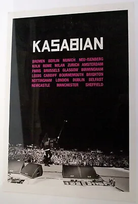 Kasabian Tom Meighan Poster Original Official 48:13 European Tour 2014 • £35