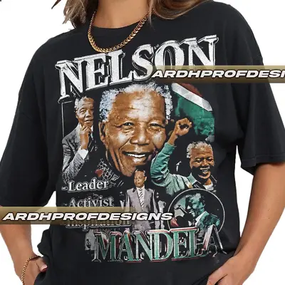 Limited Nelson Mandela T-Shirt Gift For Women And Man Unisex T-Shirt • $23.99
