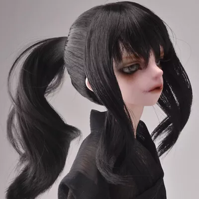 [DM] MSD Wig 7-8 Inch 18-20cm 1/4 BJD  (7-8)  Samu Ponytail Wig (Black) • $27