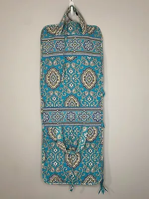 Vera Bradley Hanging Travel Organizer Totally Turquise Cosmetic Toiletry Bag • $18