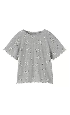 ZARA KIDS Girls Ribbed Pointelle Shirt Size 2-3Y • $4.88