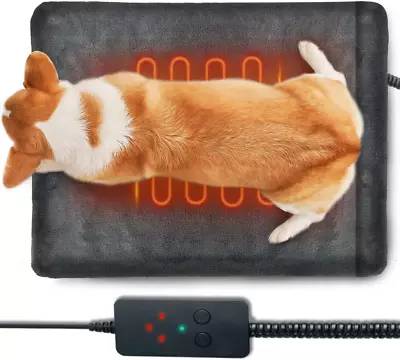 Dog Cat Heating Pad Pressure Activated Pet Heating Pad Safe Automatic Electric H • $55.99