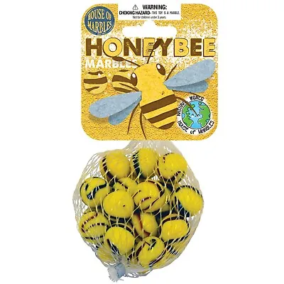Mega Marbles Limited Edition Net Bag Of HoneyBee Marbles By House Of Marbles  • $9.99
