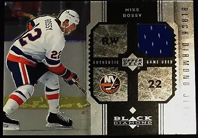 Mike Bossy Black Diamond Jersey Card J-BO 2005 -06 NHL Islanders • $5.79