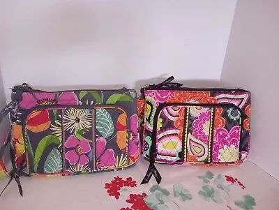 VERA BRADLEY Small Crossbody Purses With Front Card Holder Pocket (2) • $16