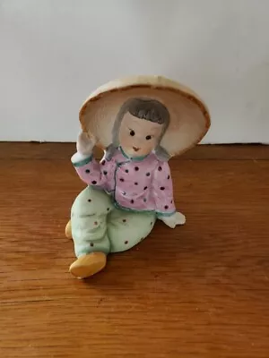 Vintage Ucagco China Made In Occupied In Japan Girl Figurine • $15