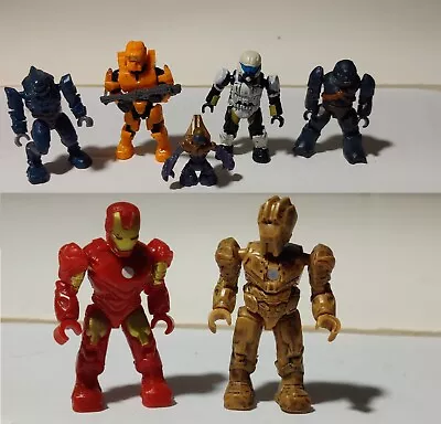 Mega Bloks - Halo And Iron Man Figures 2 Inch • $22