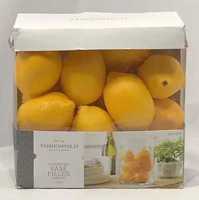 15-Piece Vase Fillers Artificial Lemons Unscented Target Threshold Home Decor • $19