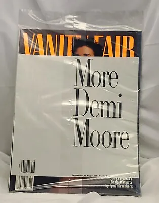 Vanity Fair Magazine August 1991 Demi Moore Pregnant Cover Sealed • $11.95
