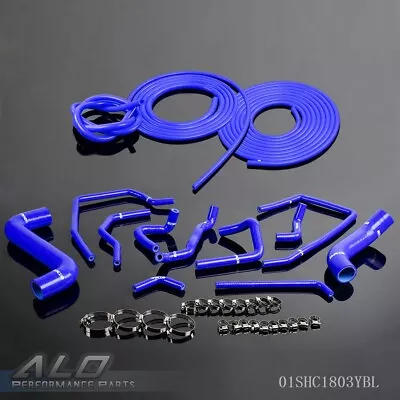 $51.54 • Buy Silicone Radiator Vacuum Hose Blue Fit For 00-09 Subaru Impreza GDB GDA GB GG