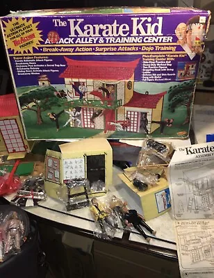 The Karate Kid Remco Attack Alley And Training Center Playset 1986 + 11 Figures • $499.99