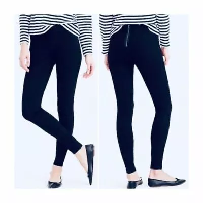 J Crew Pixie Pants Sz: 0S 25x27 Mid Rise Navy  Style: 31090  Structured Leggings • $24