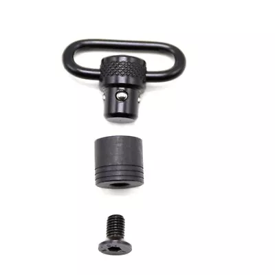 QD 1 Inch Sling Swivel Mount Heavy Duty Quick Detach Loop Base Kit Black • $8.39