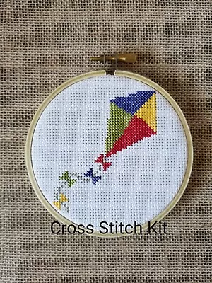 Counted Cross Stitch Kit - Kite • $4.99