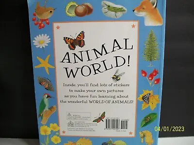 Animal World (Maurice Pledger Sticker Book)Over 200 Colorful Stickers C2 • $7