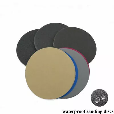 Sanding Discs 125 150mm Hook & Loop Silicon Carbide Sandpaper Pads 60-10000 Grit • $13.99