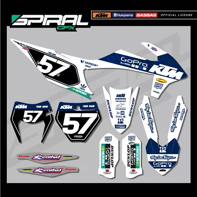 Custom MX Graphics Kit Factory PRO GO KTM XC EXC EXCF 125 250 350 450 2022 • $159.99