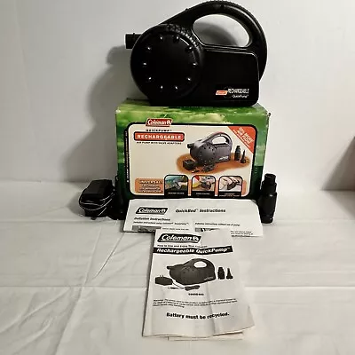 Coleman Rechargeable Quickpump - Model 5999B400 Tested/Works • $29.97