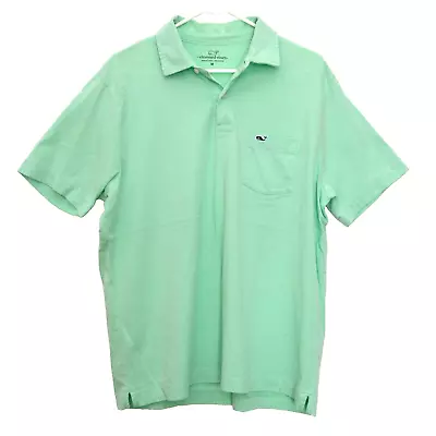 Vineyard Vines Mens Cool Mint Polo Medium M • $15.99