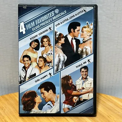 🎵 ELVIS ~ Kissin Cousins Girl Happy Tickle Me Live A Little DVD - 2-Disc Set • $5.82