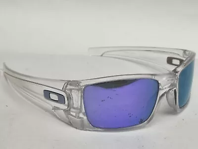 Oakley Fuel Cell Clear Early Sport Wrap Sunglasses Made In USA As  Is • $11.50