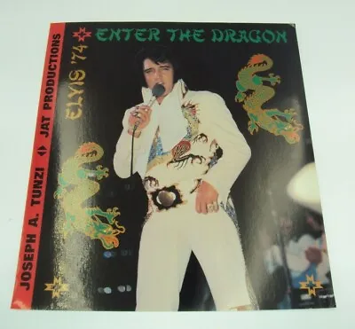$59.95 • Buy Enter The Dragon - Elvis Presley Photo Book - 1996 -tunzi - W/bonus Photo