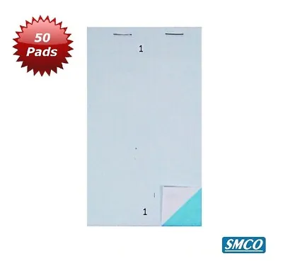 50 DUPLICATE CARBONLESS Waiter Order PADS Cafe Bar MEDIUM 76mm X 140mm PAD20 NCR • £38.84