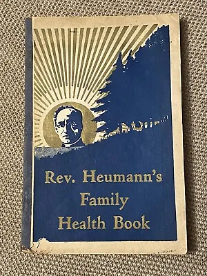Vintage Advertising Heumann Family Health Book Patent Quack Medicine 1936 NYC • $25