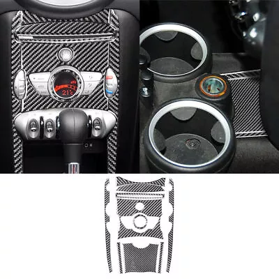 For Mini Cooper Type B Carbon Fiber Car Interior Central Console Cover Trim 10* • $47.23