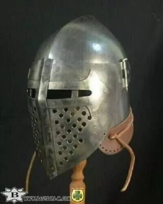 Bascinet Barbuta Helmet Medieval Armour Barbuta Battle Gift Medieval • $69.60