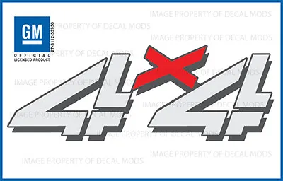 Set Of 2: 2005 GMC Sierra 4x4 Decals - F - Stickers Bed Side HD 1500 2500 Chevy • $23.96