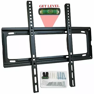 Tv Wall Mount Bracket Slim For 26 30 32 40 42 50 63 Inch Flat 3d Lcd Led Plasma • £7.75