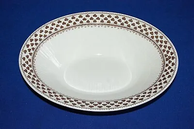 Adams Sharon Oval Serving Bowl 23cms X 18.25cms Brown Shamrock. Qty Available. • £9.99