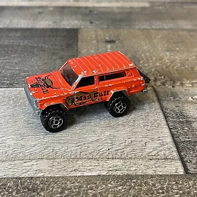 Vintage Majorette JEEP CHEROKEE 4 X 4 #236 MAD BULL  1:64 Scale France • $8.25