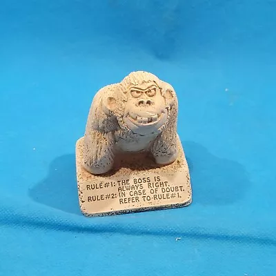 Vintage Gorilla Monkey Boss Figure Desk Shelf Office Decor Resin • $5.28