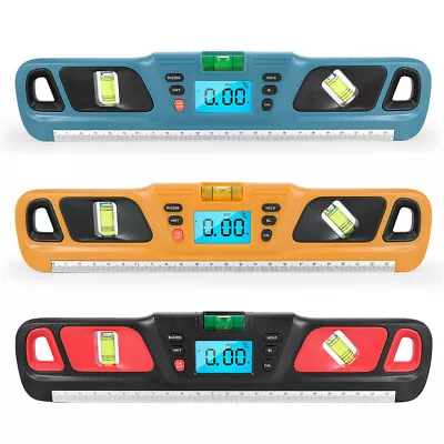 £13.91 • Buy Digital LCD Magnetic Inclinometer Level Protractor Angle Finder Gauge Meter