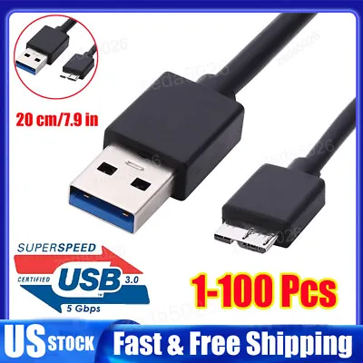 LOT High Speed Micro Usb 3.0 To Micro B Male Cable For External Hard Drive Disk  • $72.99