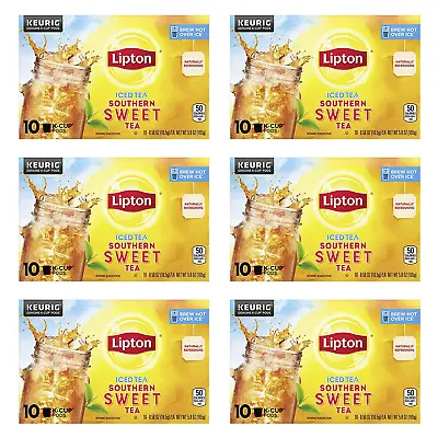 Southernn Sweet Iced Tea K-Cups 10 Pods (Pack Of 6) • $64.54