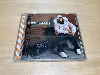 MISSY ELLIOT Under Construction CD W Stickers (Elektra 2002) Japanese Pressing • $19.99