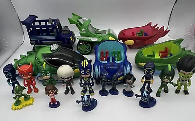 PJ Masks Action Figures And Vehicle Lot - 21 Pieces • $18