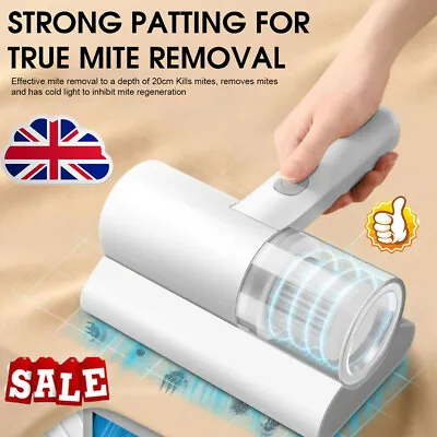 £21.73 • Buy Wireless Mite Remover Rechargeable Handheld Home Bed Vacuum Filter Sterilizer FP