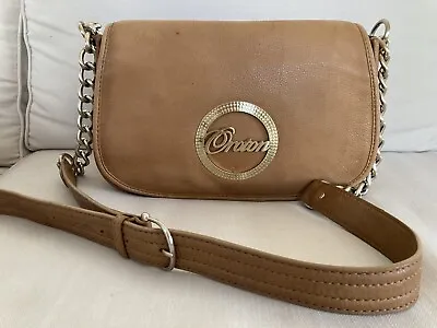 $145 • Buy Oroton Leather Crossbody Handbag Tan