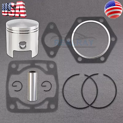 Piston Ring Gasket Kit For EZGO 2 Cycle Gas Golf Cart 1976-1988 Standard Bore US • $33.80