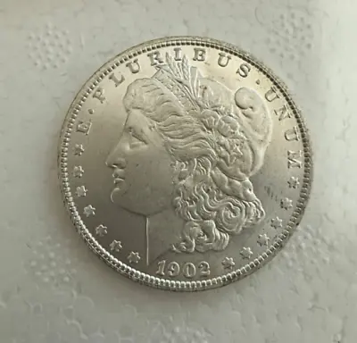 1902 S Morgan Dollar BU Uncirculated Mint State 90% Silver $1 Coin Free Shipping • $40.80