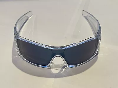 Oakley Batwolf Sunglasses OO9101-07 Polished Clear/Ice Iridium NEW WO TAGS • $139.99